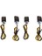 4pcs Universal LED Black Mini Küçük Göstergeler Sinyalleri Yamaha Için Motosiklet Motor Bisikleti (Yurt Dışından) 1