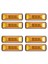 8pcs 24V 3 9inch 3 LED Kamyon Römorku Amber Işık Ön LED Yan Işaretçi Işıkları Açıklama Göstergesi Lamba Su Geçirmez (Yurt Dışından) 1
