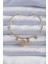 Pirinç Altın Renk Zirkon Taşlı Yonca Model Charm Bileklik - TJ-BB6327 2