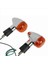 Motosiklet Turn Sinyalleri Honda Kawasaki Suzuki Yamaha Bobber Chopper (8 Adet) Için Krom Mermi Ön Arka Işıklar (Yurt Dışından) 5