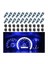 20PCS T5 Araba Gösterge Paneli Paneli Gösterge Göstergesi Için LED Işıklar 3030-3SMD Işık Değiştirme Twist Kilit Soketi - Mavi (Yurt Dışından) 2