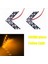 8pcs Universal 14 Smd Araba Yan Dikiz Bakış Ayna Turn Sinyal LED Işıklar Göz Kırpıcı Getirme Sarı Işık (Yurt Dışından) 4
