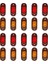 Amber Kırmızı 2 5 Inç Oval LED Römork Kamyonu Boşluk Işık Yan Işaretleyici Işık 20 Adet Su Geçirmez Işaret Göstergeleri Işık (Yurt Dışından) 1