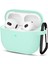 Uruchı Apple Airpods 3.nesil Kılıf, Tam Koruyucu Özellikli Yumuşak Silikon Kılıf Apple ile Uyumlu Airpods,kadın Erkek, Anahtarlıklı Kablosuz ve Kablolu Şarj Özellikli Kılıfı, Yeşim Yeşili 1