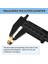 20 Adet 150 mm Mini Plastik Kaliper Vernier Kaliper Çift Ölçekli Sürgülü Gösterge Ölçüm Aracı Öğrenci Ofisi Için 5 Renk (Yurt Dışından) 3
