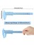 20 Adet 150 mm Mini Plastik Kaliper Vernier Kaliper Çift Ölçekli Sürgülü Gösterge Ölçüm Aracı Öğrenci Ofisi Için 5 Renk (Yurt Dışından) 4