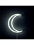 Hilal (Ay) Neon LED 3D Baskı 25 cm Beyaz 1