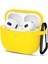 Uruchı Apple Airpods 3.nesil Kılıf, Tam Koruyucu Özellikli Yumuşak Silikon Airpods Aksesuar Kılıf Apple ile Uyumlu Airpods,kadın Erkek, Anahtarlıklı Kablosuz ve Kablolu Şarj Özellikli Kılıfı, Sarı 1
