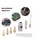 6 Pcs Flame Bütan Gaz Lehimleri Uçları+Meme Bütan Gazı Lehim MT-100 HT-1937 Bütan Gazı Lehimleme Demir Kiti Kaynak Set Teşhal Kalem Araçları Lehim Için (Yurt Dışından) 5