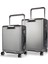 Luna Pc Policarbon 2'li Valiz Seti (Kabin ve Orta) Antrasit 1