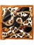 Zincir ve Leopar Desenli Bandana Fular 1
