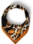 Zincir ve Leopar Desenli Bandana Fular 4