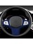 19-22 Bmw X5 Süet Deri Direksiyon Paneli Kapak Direksiyon Simidi Döşeme Modifikasyon Çıkartmaları Açık Mavi (Yurt Dışından) 3