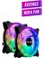 Nova Bilgisayar Kasası ile Uyumlu 2 Adet 12CM Rgb Fan Nova Fanı 2'li 120MM Fan 2
