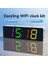Dıy Kit Dijital Rgb Renkli LED Çalar Saat 4digit Tarih Sıcaklık Saati Lehekleme Proje Uygulaması C (Yurt Dışından) 2