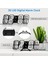 3D LED Dijital Saat Aydınlık Duvar Saati Çok Fonksiyonlu USB Fiş Saat Ev Dekorasyonu Beyaz (Yurt Dışından) 2