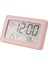 LED Dijital Saat Dijital Ekran Masaüstü Saat Ev Ofis Arka Işığı Erteleme Veri Takvim Saatleri -Pink (Yurt Dışından) 1