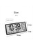 Sıcaklık Sensörü Masaüstü ve Duvar Montaj Müdürü ve Otomatik Ekran Ayarlanabilirliği ile LCD Dijital Çalar Saat (Yurt Dışından) 1