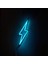 Yıldırım Şimşek Neon LED 3D Baskı Buzmavi 1
