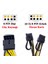 Pcı-E 8 Pin Dişi - 2 x 8 Pin (6+2) Erkek Ekran Kartı Kablo Çoklayıcı 2