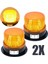 4 x Amber LED Beacon Strobe Acil Durum Yanıp Sönen Hafif Uyarı Lamba Kamyonu 12V 24V (Yurt Dışından) 3