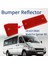 Mercedes-Benz Sprinter Için 2pcs Araba Arka Tampon Reflektörü 2002-2006 0221395R3 (Yurt Dışından) 2
