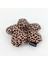 Marka El Yapımı Leopar Çiçek Pofuduk Scrunchie Toka 3