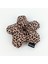 Marka El Yapımı Leopar Çiçek Pofuduk Scrunchie Toka 6