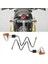 4x Turn Sinyalleri Honda Harley Kawasaki Için Ön Arka Işıklar Suzuki Yamaha Motosiklet Sokağı Standart Özel Bisiklet (Yurt Dışından) 3