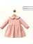 Kız Bebek Lisanslı Kalpli Desenli Pembe Kışlık Elbise 325479 2