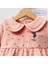 Kız Bebek Lisanslı Kalpli Desenli Pembe Kışlık Elbise 325479 3