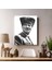 Atatürk Siyah Beyaz Portre Kanvas Tablo 1