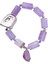 Mor Denge Ametist ve Ametrin Doğal Taş Bileklik 2