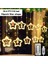 3 Metre 10'lu Yılbaşı Aydınlatma Noel Dekorasyon Işıkları LED Christmas Curtain Lights 8 Mod 4