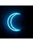 Hilal (Ay) Neon LED 3D Baskı 25 cm 1