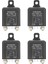 4x Dc 12V Röle Pil Izole Röle Relay 12V / 120A Araç Kamyonları Için Pik Yük (12V / 120A) (Yurt Dışından) 1