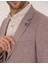 Erkek Gül Kurusu Keten Karışımlı Blazer Ceket 50264619-VR026 7
