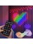 Animasyonlu Renk Değiştiren Akıllı LED Perde Bluetooth Control Rgb Smart Curtain Lights 2 mt 400 LED 1