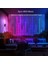 Animasyonlu Renk Değiştiren Akıllı LED Perde Bluetooth Control Rgb Smart Curtain Lights 2 mt 400 LED 5