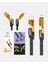 65W 4’ü 1 Arada Örgülü Hızlı Şarj Kablosu Usb-C Usb-A Çoklu Şarj Dayanık - FEİ8030-649 4