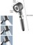 Yeni Nesil Duş Başlığı Paslanmaz Çelik Masaj Etkili Ergonomik Tasarım Su Bas? - FEİ9769-653 5