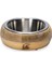 Yzlal Beeztees Dbl Köpek Mama Su Kabı, Dışı Masif Ahşap, Paslanmaz Çelik, 13,5cm, 350ML 1