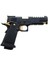 Aw HX2701 5.1" Hi-Capa Slide Cut Black & Gold Gbb Airsoft Tabanca 1