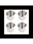 4pcs Evrensel Deniz Tekne Kupası Tutucu 68X55MM Poker Masası Kanepesi Için Içecek Kupası Tutucuda Paslanmaz Çelik Damla (Yurt Dışından) 1