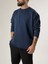 Erkek Lacivert Oversize Basic Sweat COC2596 2