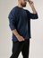 Erkek Lacivert Oversize Basic Sweat COC2596 3