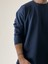 Erkek Lacivert Oversize Basic Sweat COC2596 4