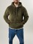 Erkek Haki Peluş Polar sweatshirt COC2570 1