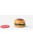 Çocuklar Için Renkli Ahşap Hamburger Yapım Seti 1
