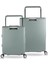 Luna Pc Policarbon 2'li Valiz Seti (Kabin ve Orta) Kuvars Gri 2